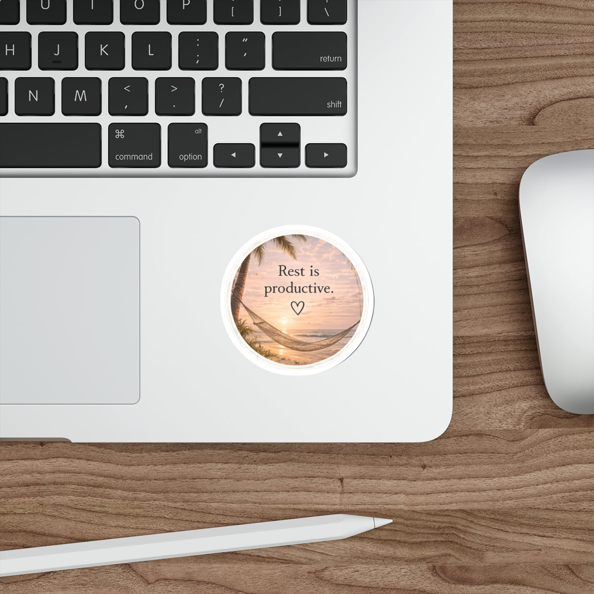 Rest Is Productive — Die-Cut Sticker