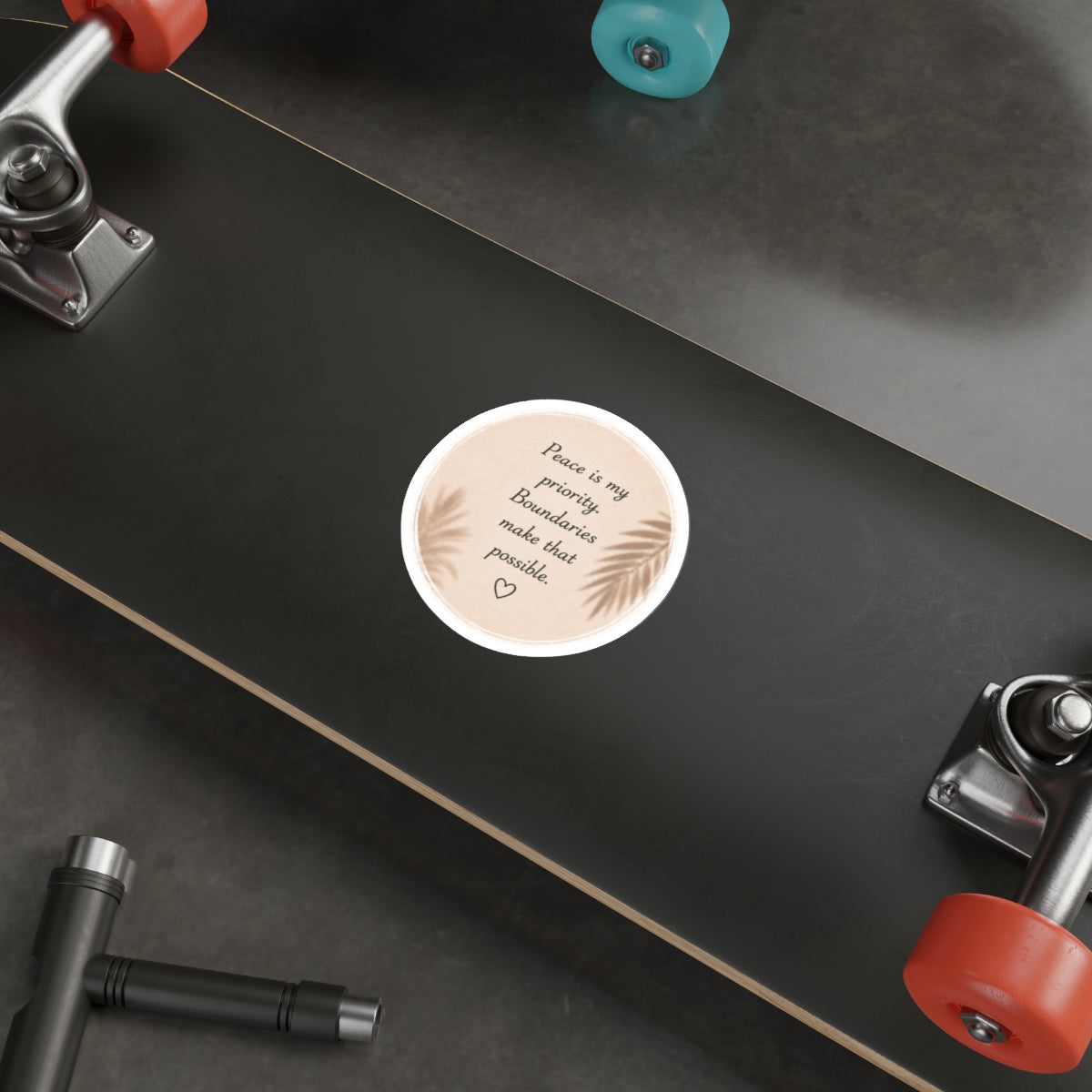 Peace Is My Priority. Boundaries Make That Possible. — Die-Cut Sticker