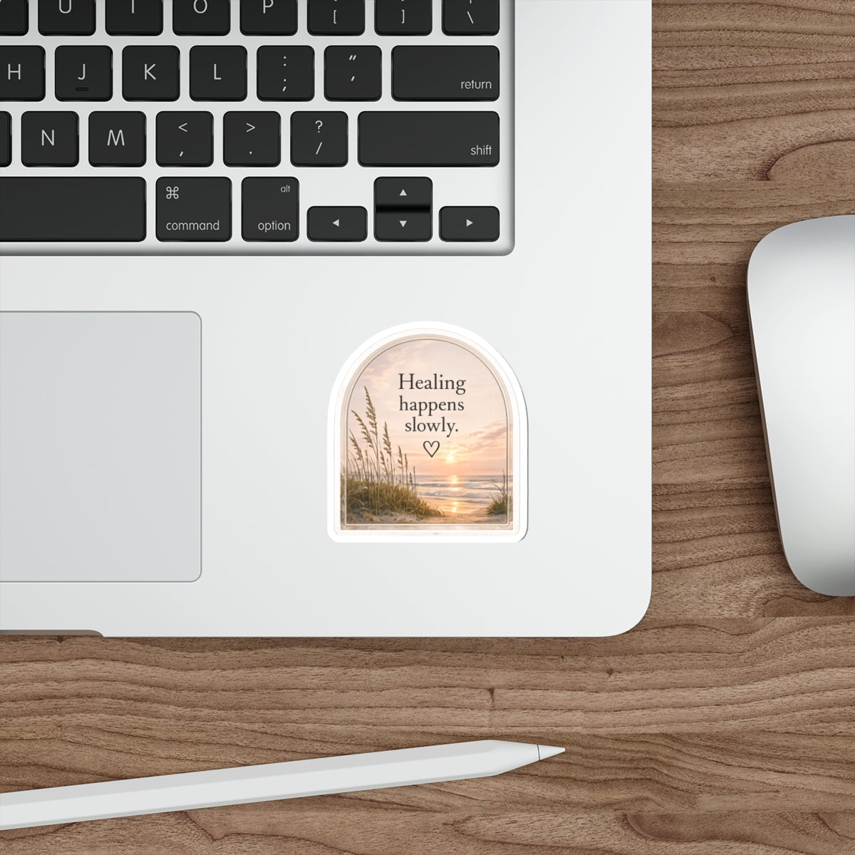 Healing Happens Slowly — Die-Cut Sticker