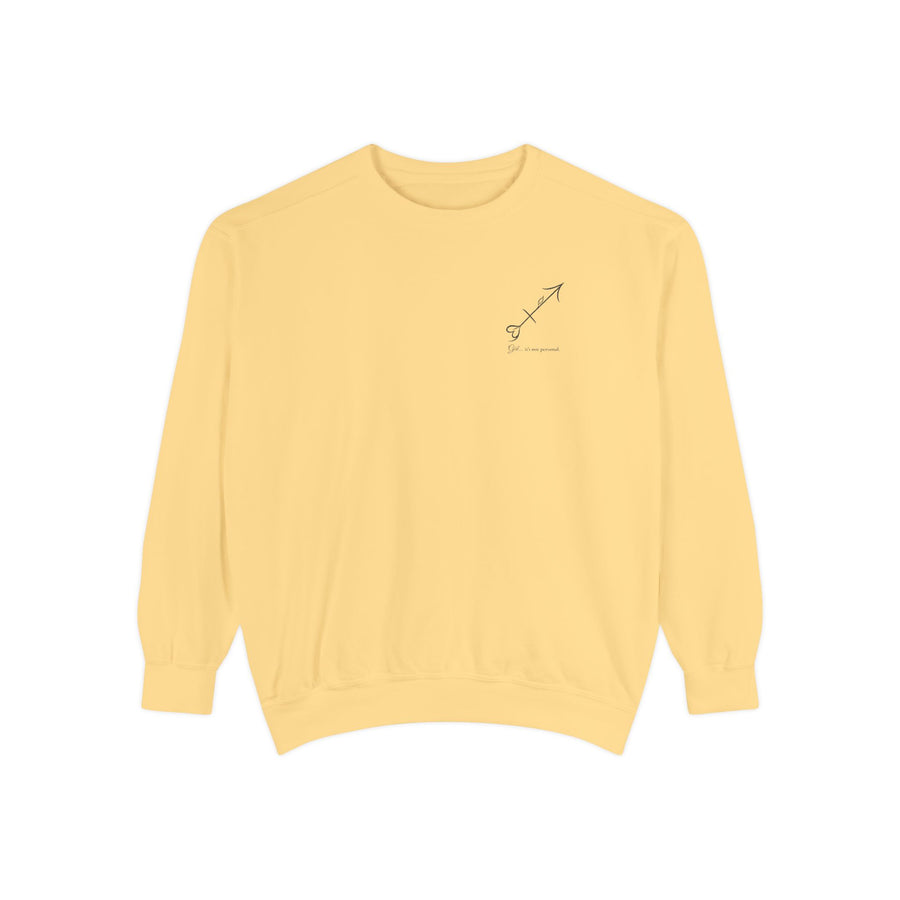 Sagittarius Signs of Healing™ Comfort Colors® Crewneck Sweatshirt