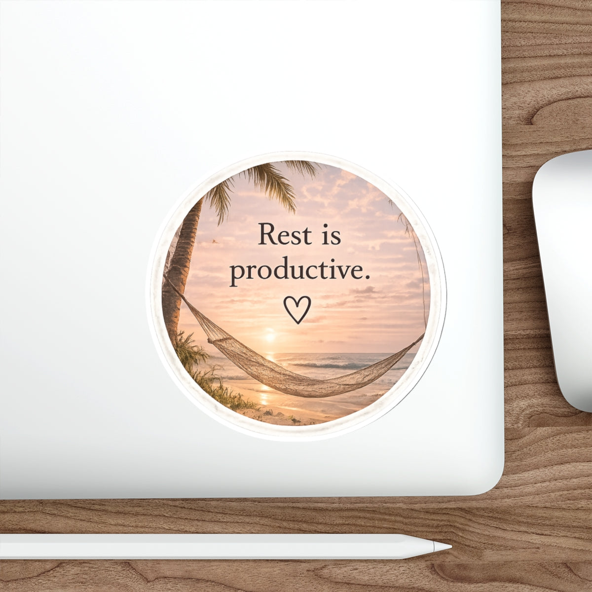 Rest Is Productive — Die-Cut Sticker