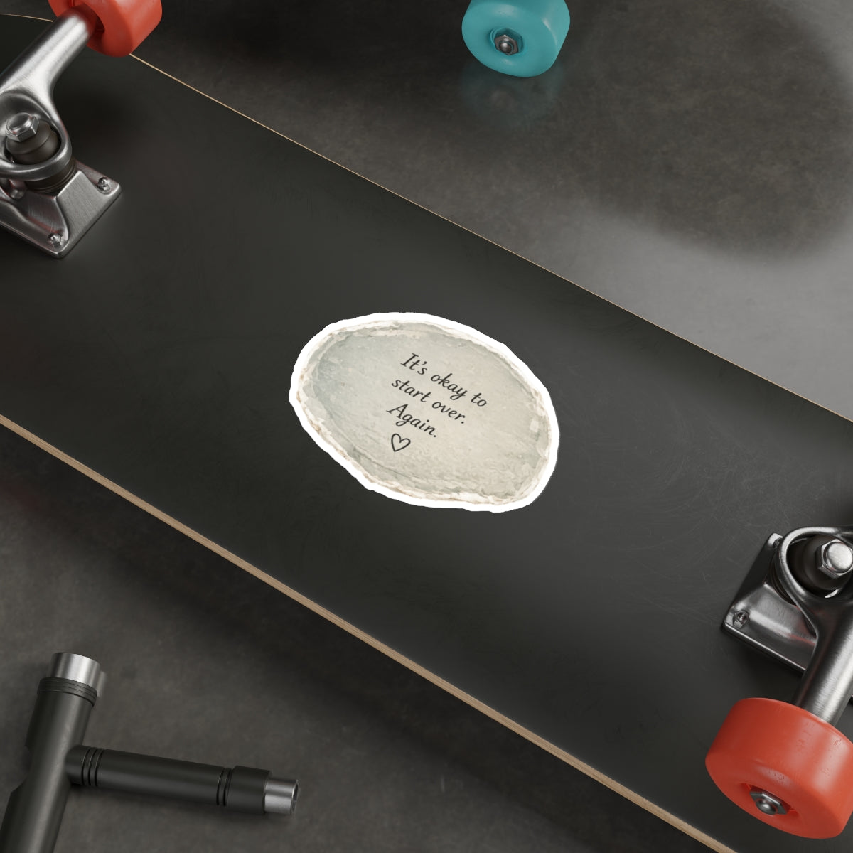 It’s Okay to Start Over Again — Die-Cut Sticker