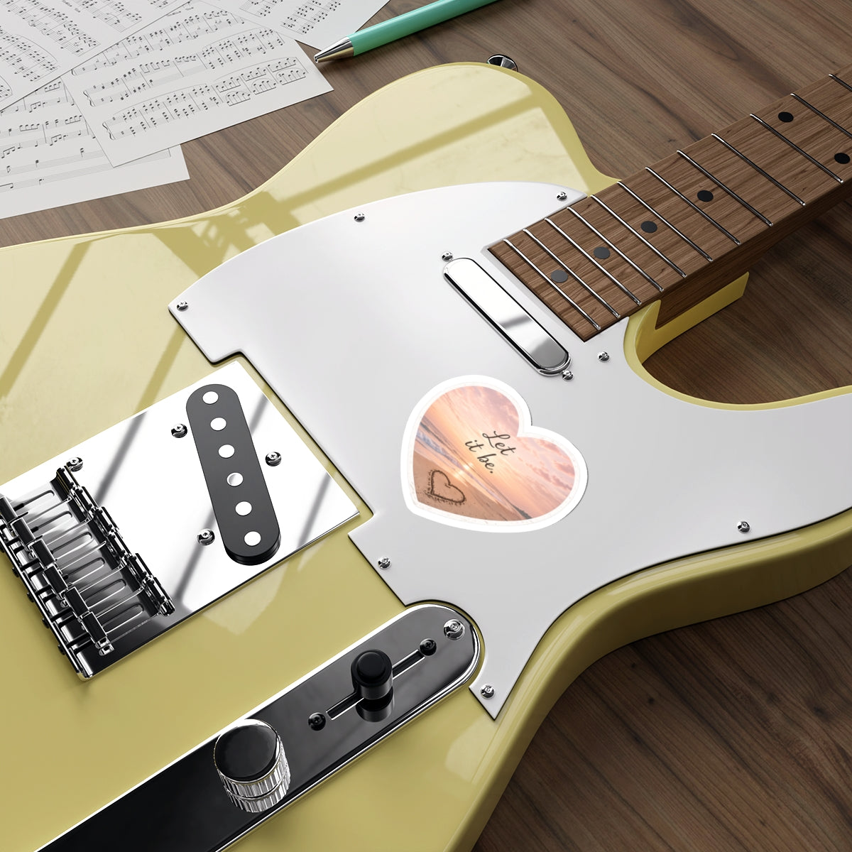 Let It Be — Die-Cut Sticker