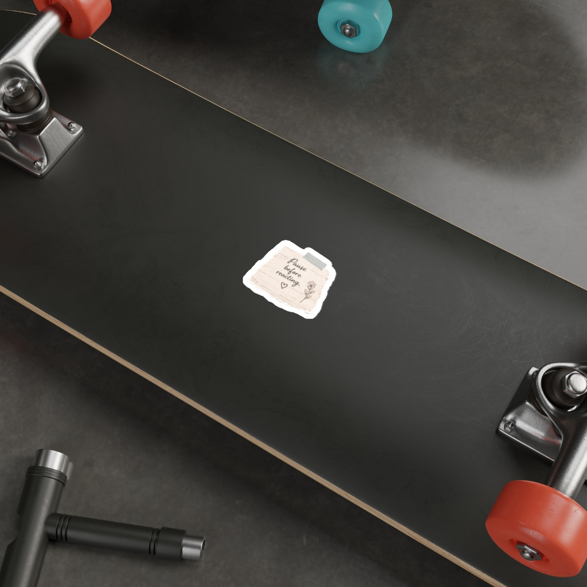 Pause Before Reacting — Die-Cut Sticker