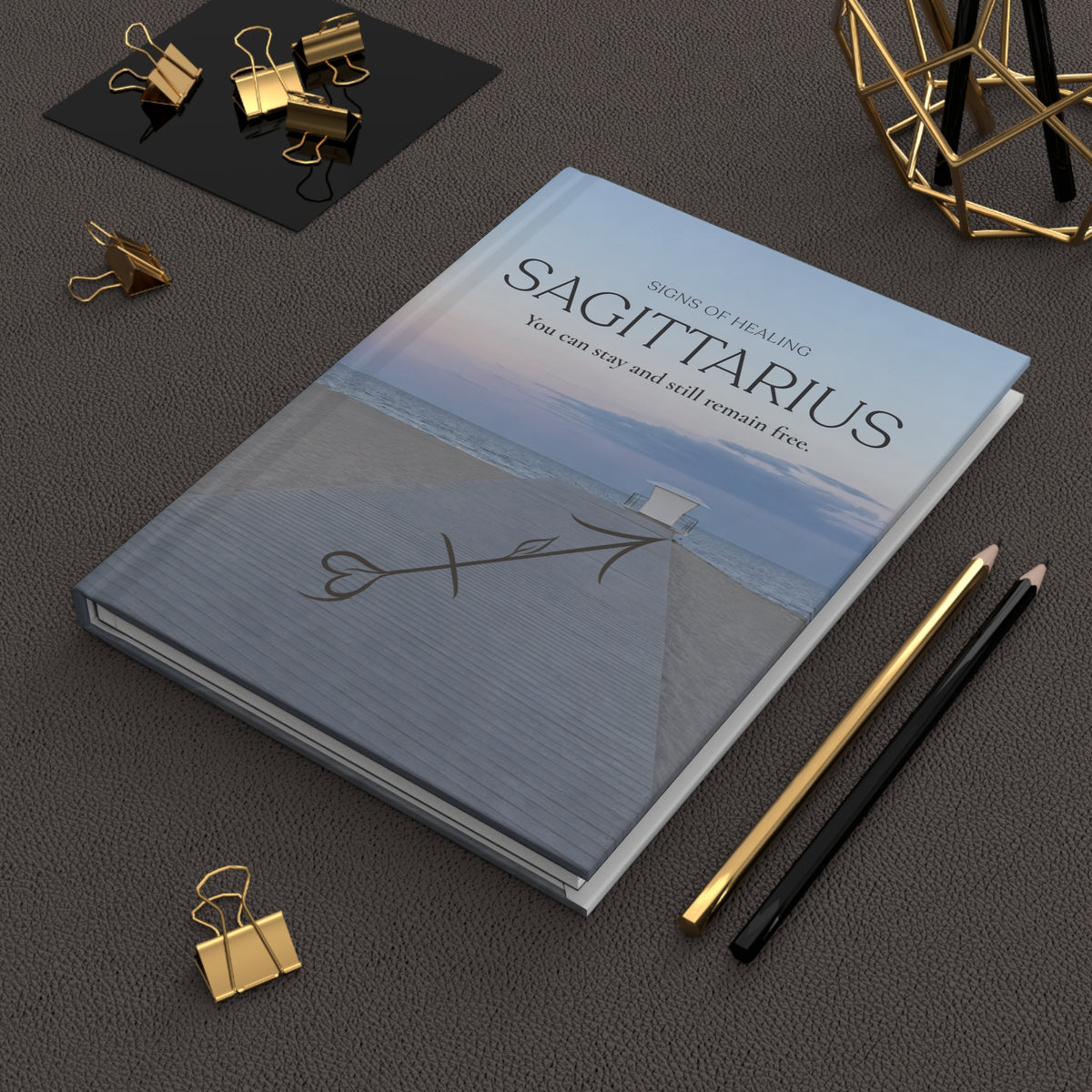 Sagittarius Signs of Healing™ Hardcover Journal