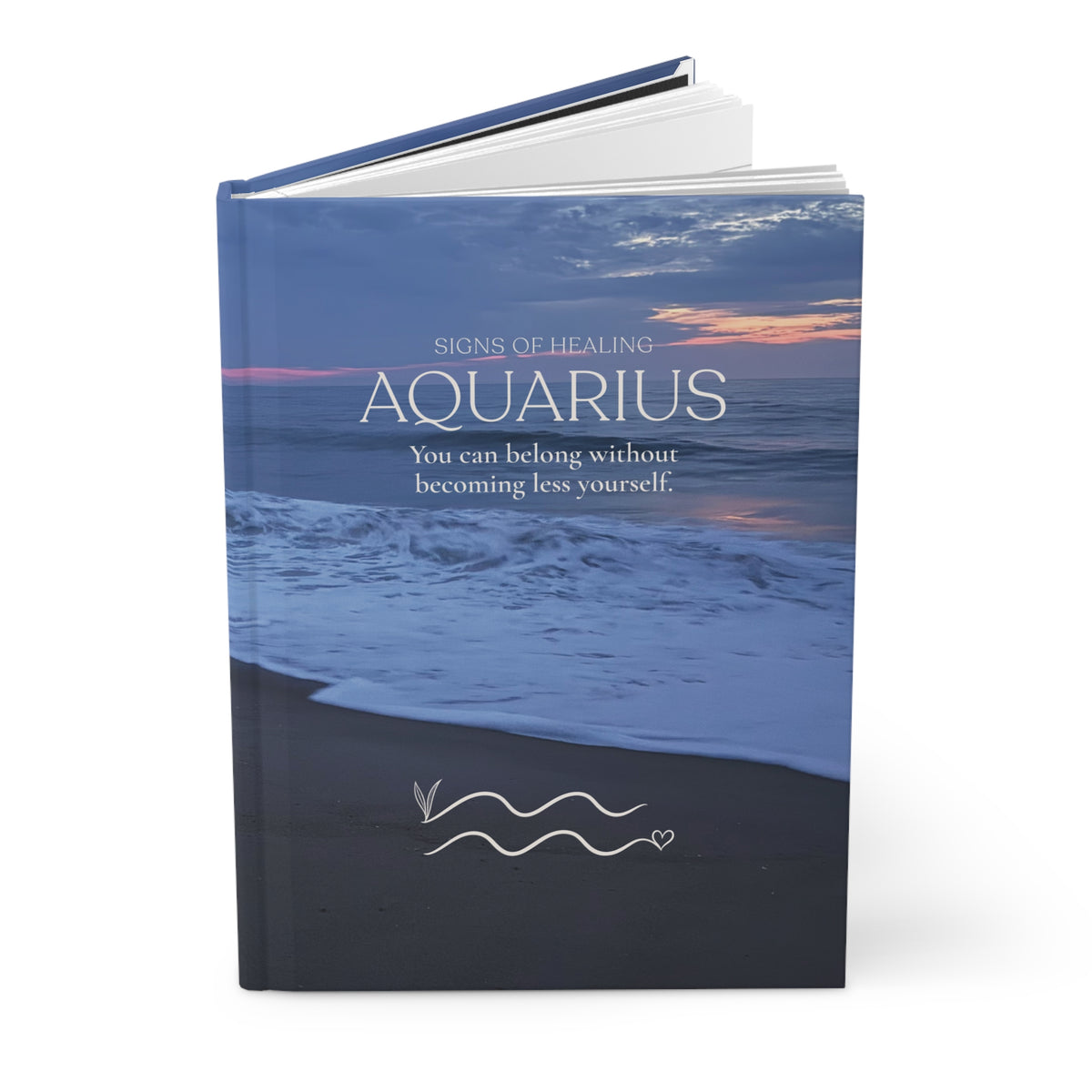 Aquarius Signs of Healing™ Hardcover Journal