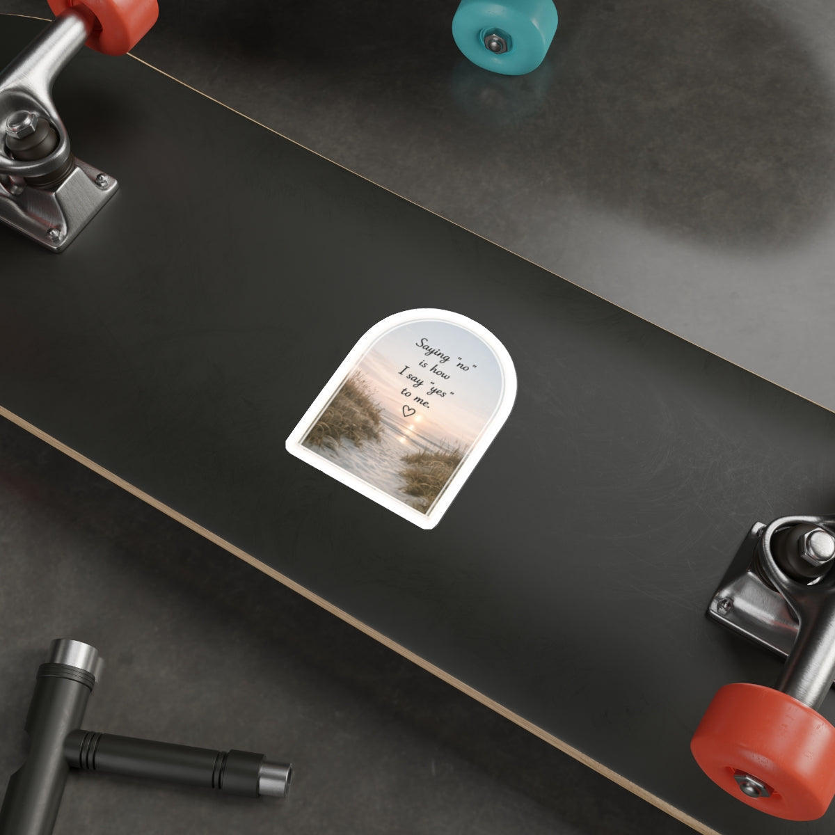 Saying “No” Is How I Say “Yes” to Me — Die-Cut Sticker