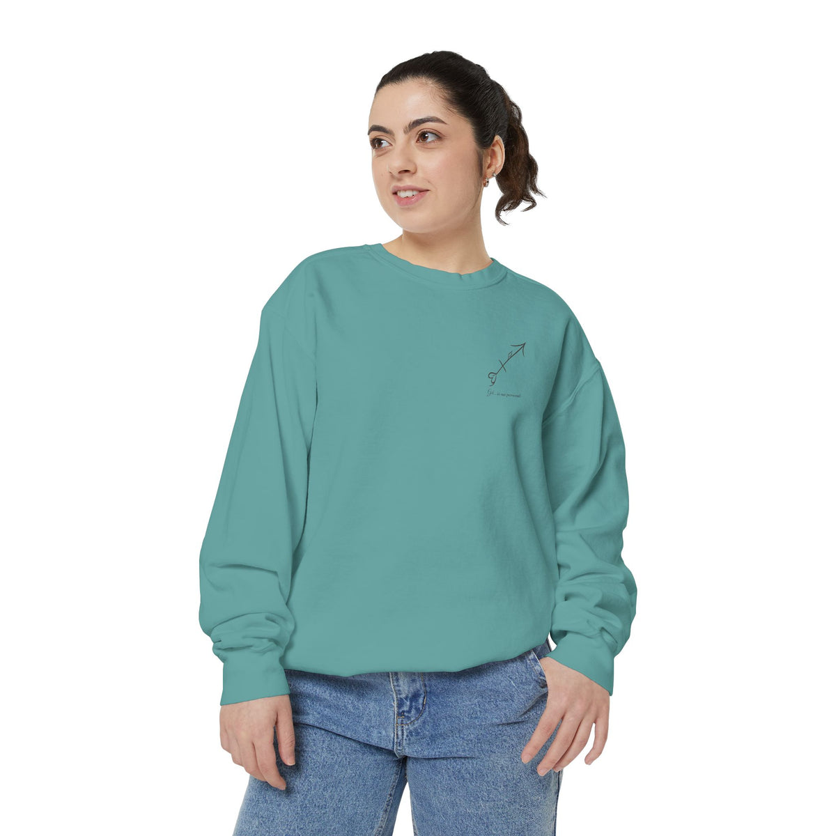 Sagittarius Signs of Healing™ Comfort Colors® Crewneck Sweatshirt