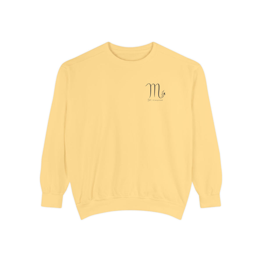 Scorpio Signs of Healing™ Comfort Colors® Crewneck Sweatshirt