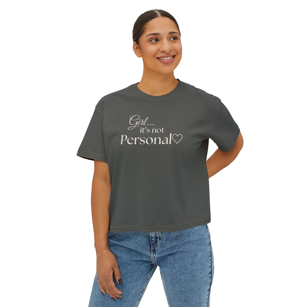 Girl... It’s Not Personal Boxy Tee | Women’s Comfort Colors Graphic T-Shirt