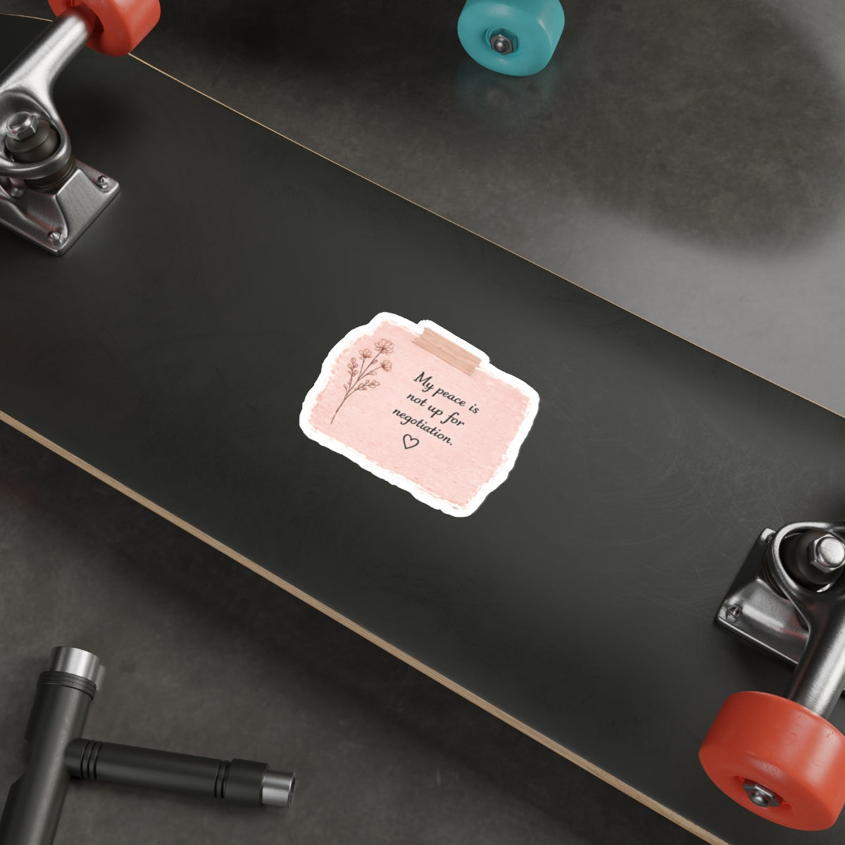 My Peace Is Not Up for Negotiation — Die-Cut Sticker