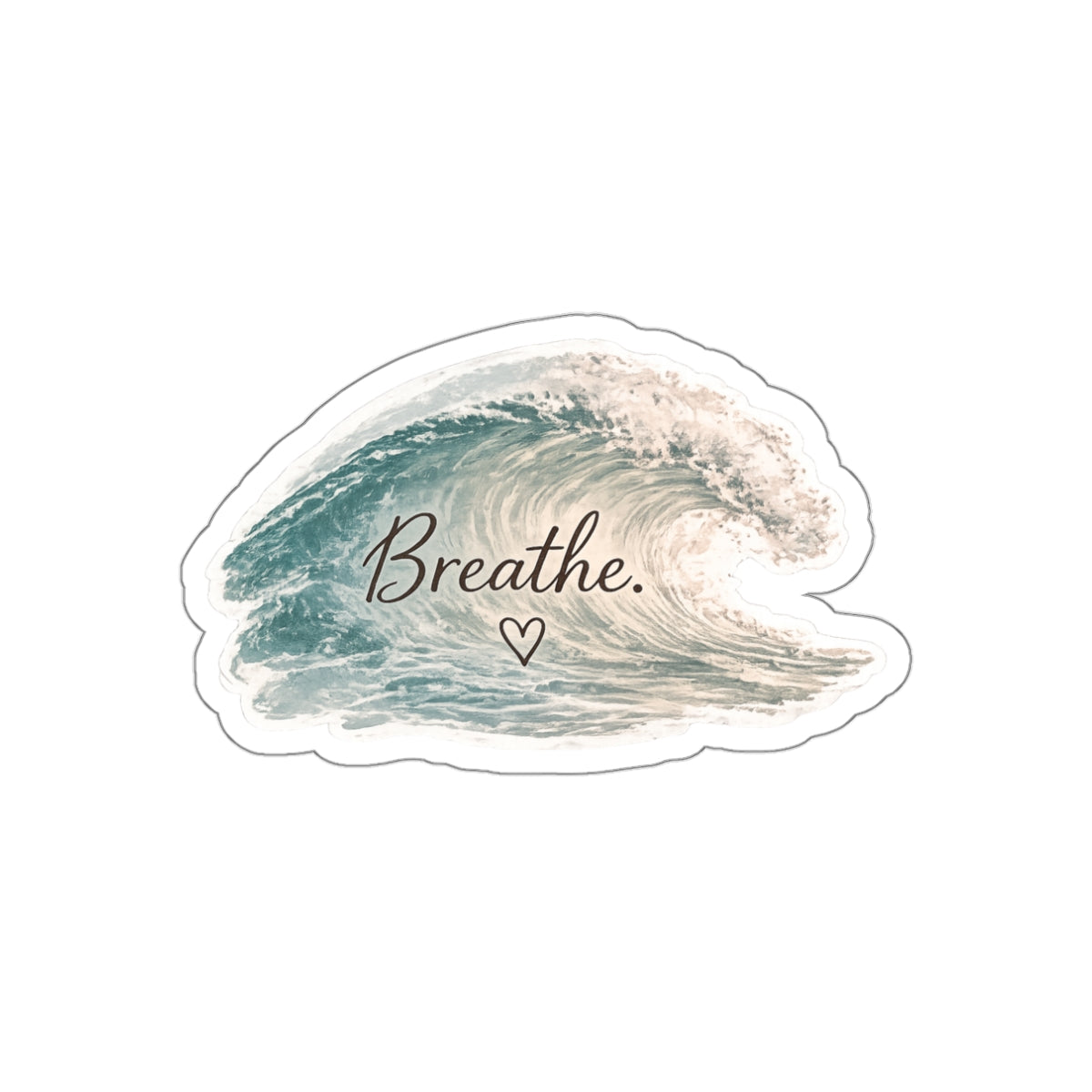Breathe — Die-Cut Sticker