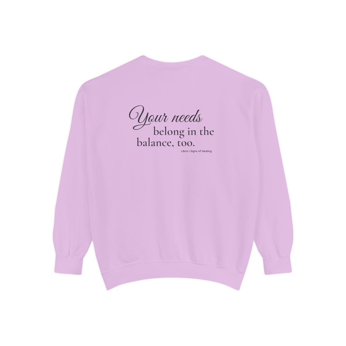 Libra Signs of Healing™ Comfort Colors® Crewneck Sweatshirt