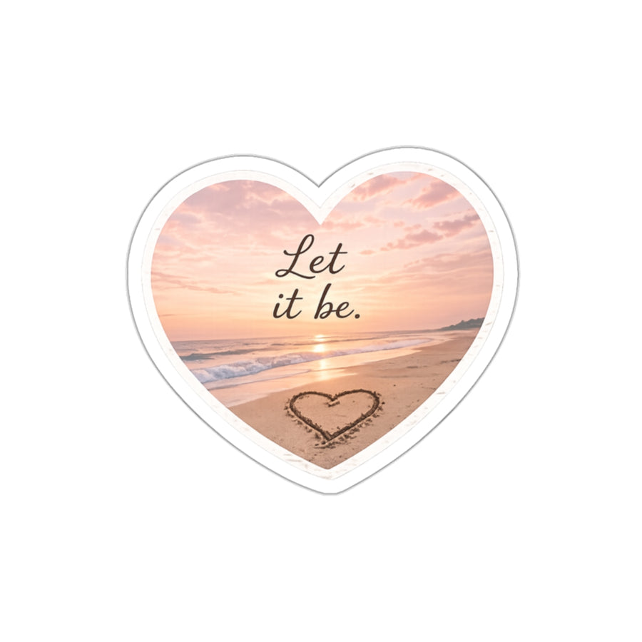 Let It Be — Die-Cut Sticker