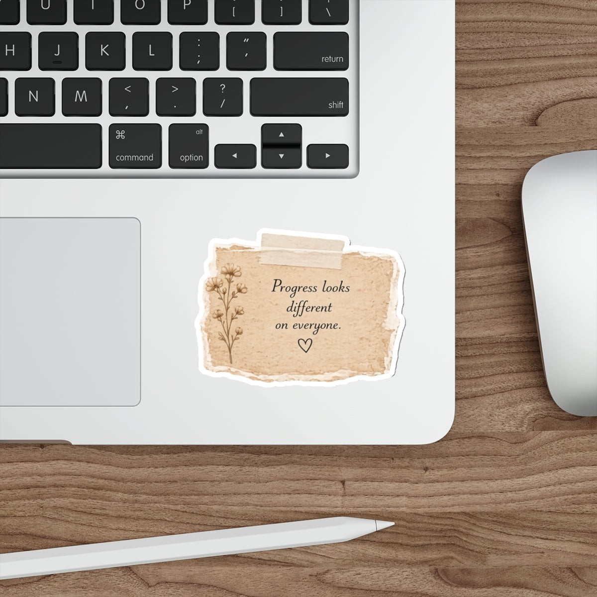 Progress Looks Different on Everyone — Die-Cut Sticker