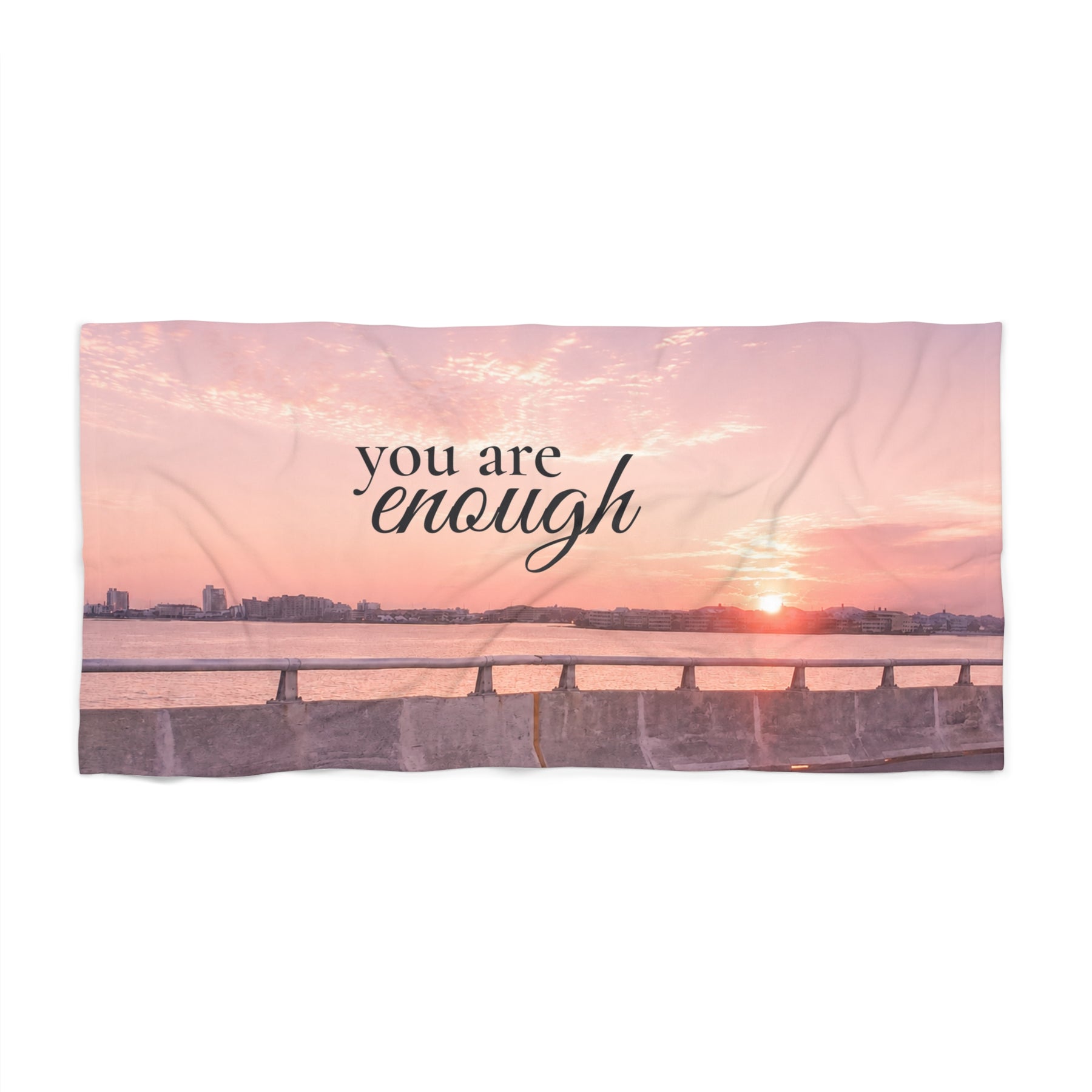 You Are Enough™ Beach Towel