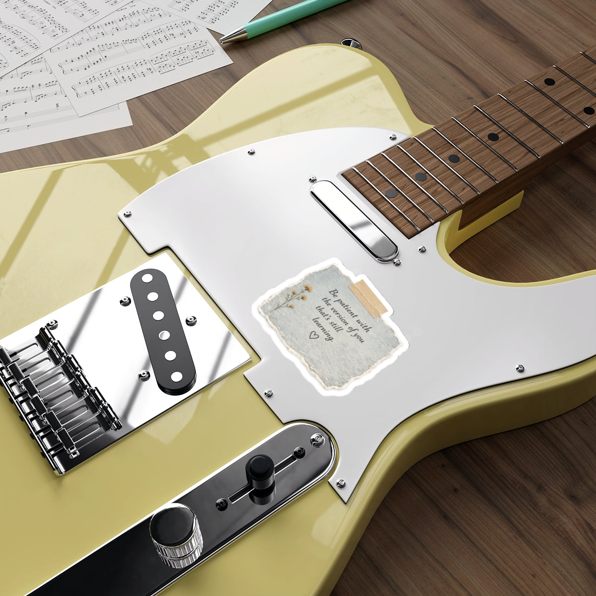 Be Patient with the Version of You That’s Still Learning — Die-Cut Sticker