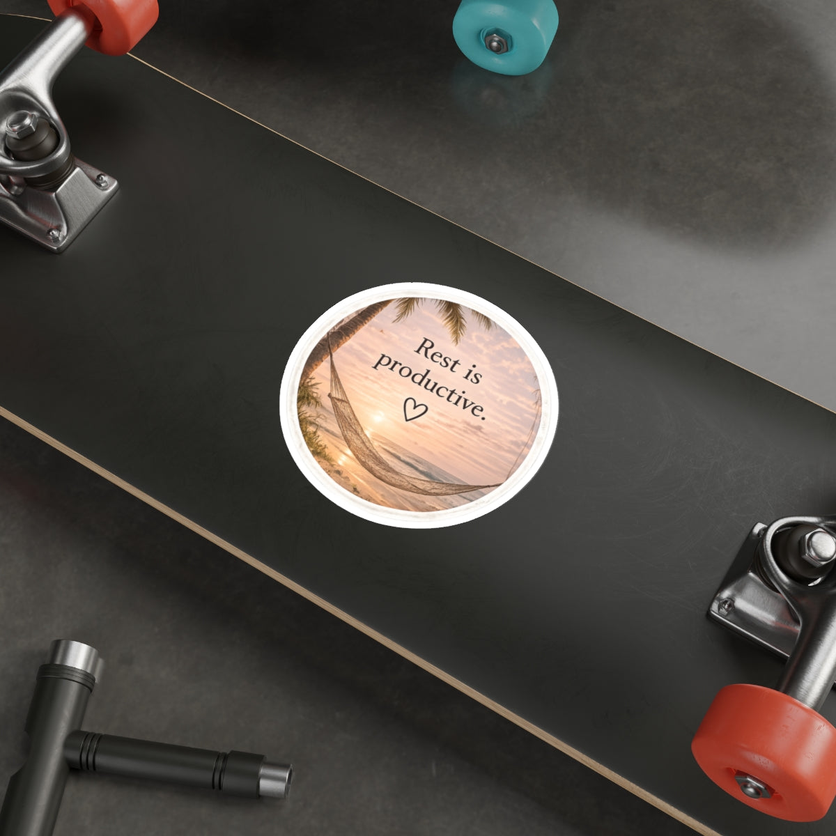 Rest Is Productive — Die-Cut Sticker