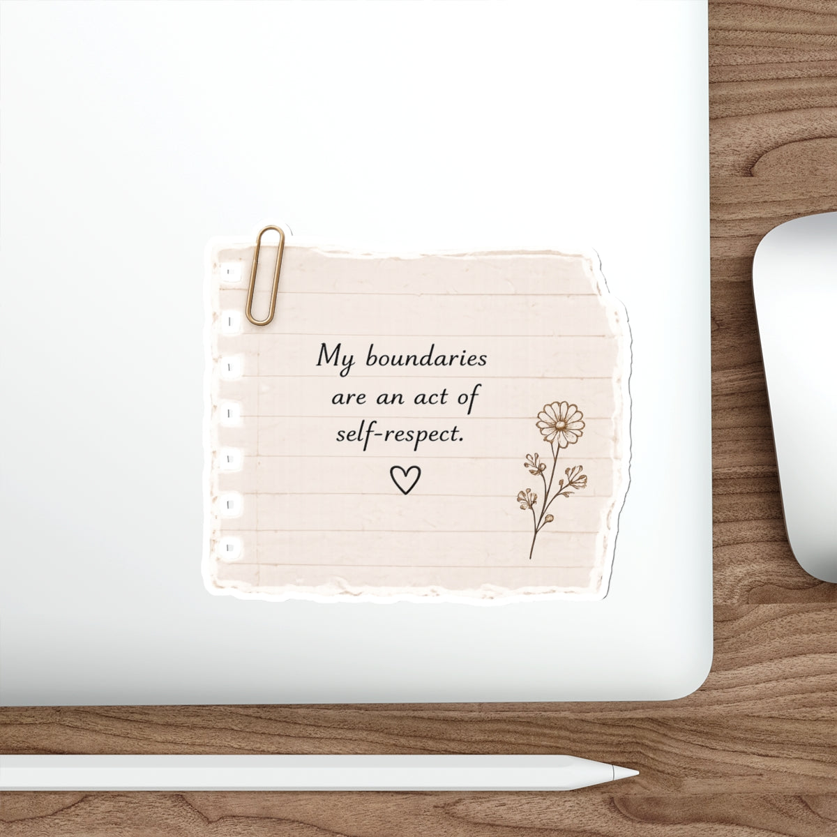 My Boundaries Are an Act of Self-Respect — Die-Cut Sticker