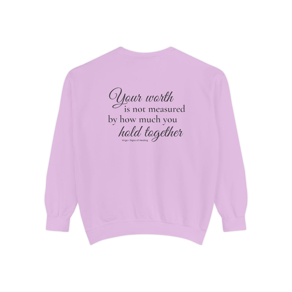 Virgo Signs of Healing™ Comfort Colors® Crewneck Sweatshirt