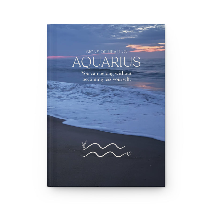 Aquarius Signs of Healing™ Hardcover Journal