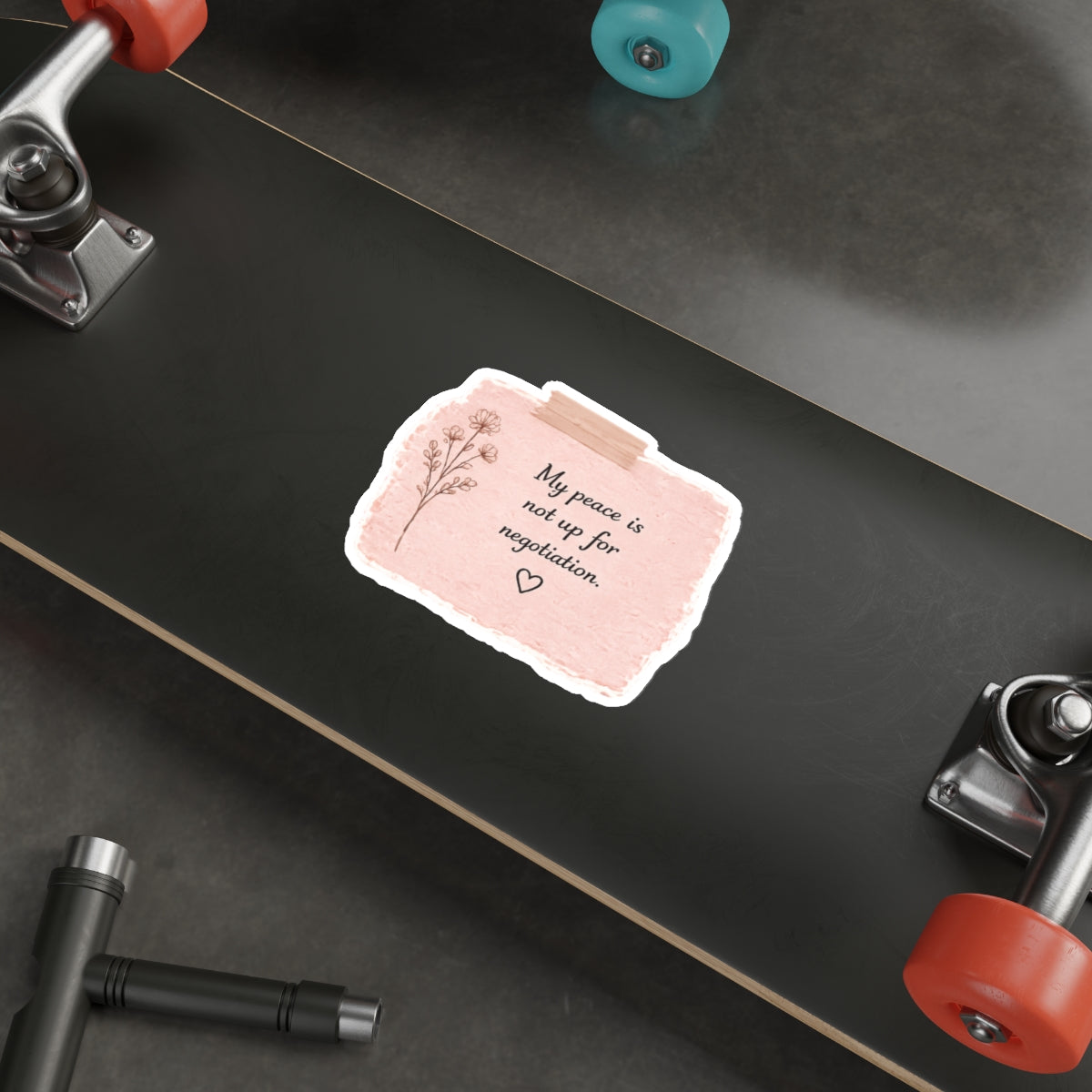 My Peace Is Not Up for Negotiation — Die-Cut Sticker