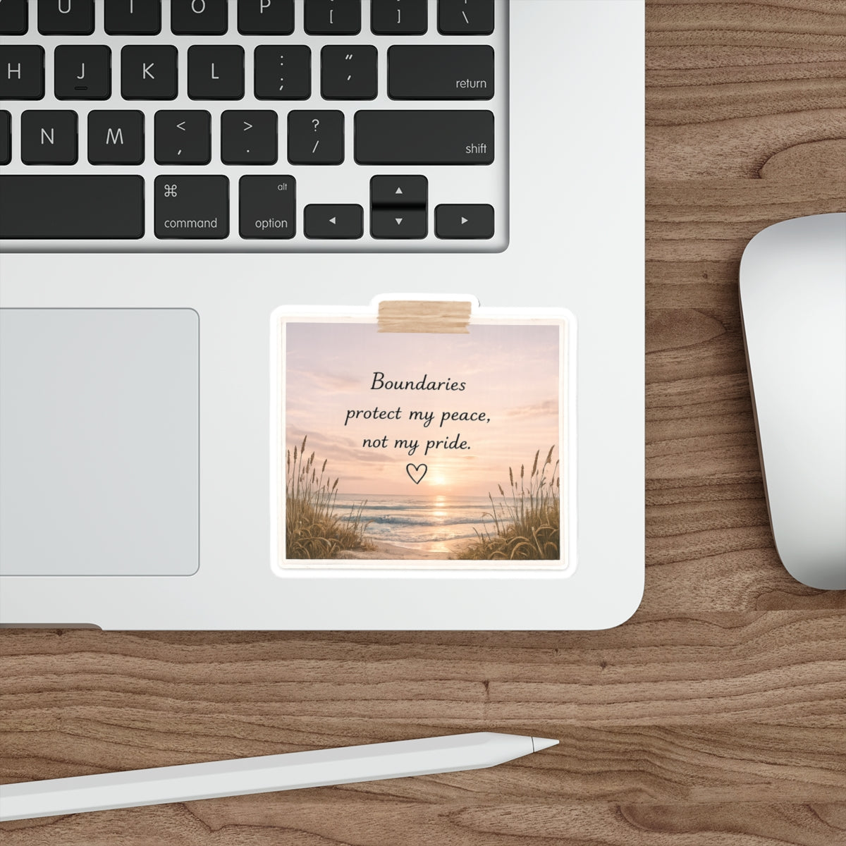 Boundaries Protect My Peace, Not My Pride — Die-Cut Sticker
