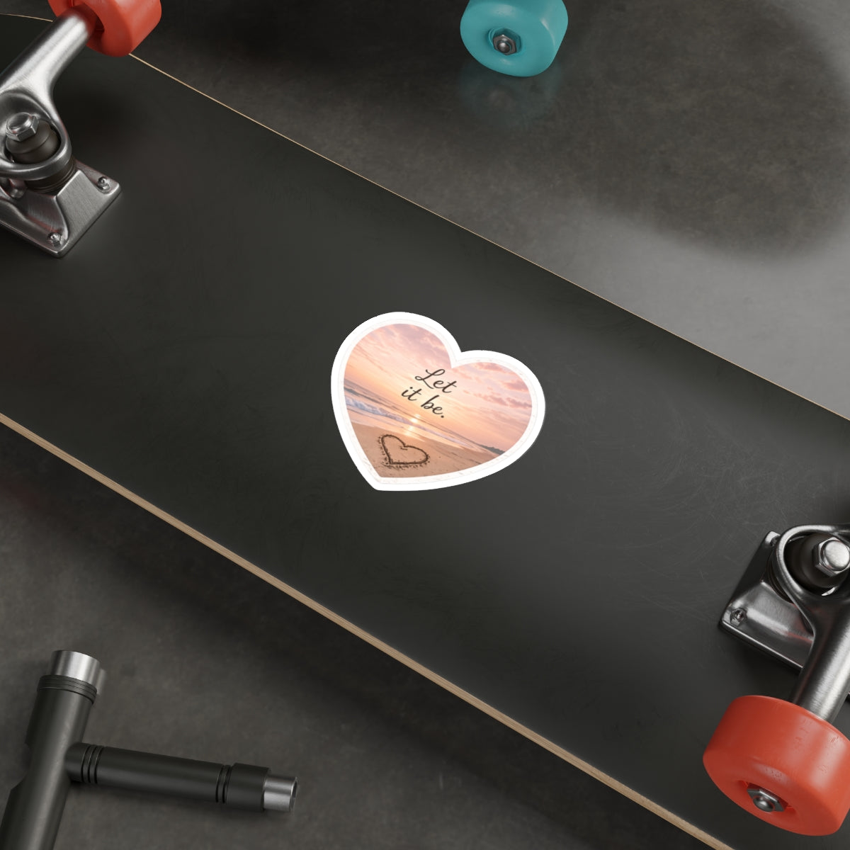 Let It Be — Die-Cut Sticker