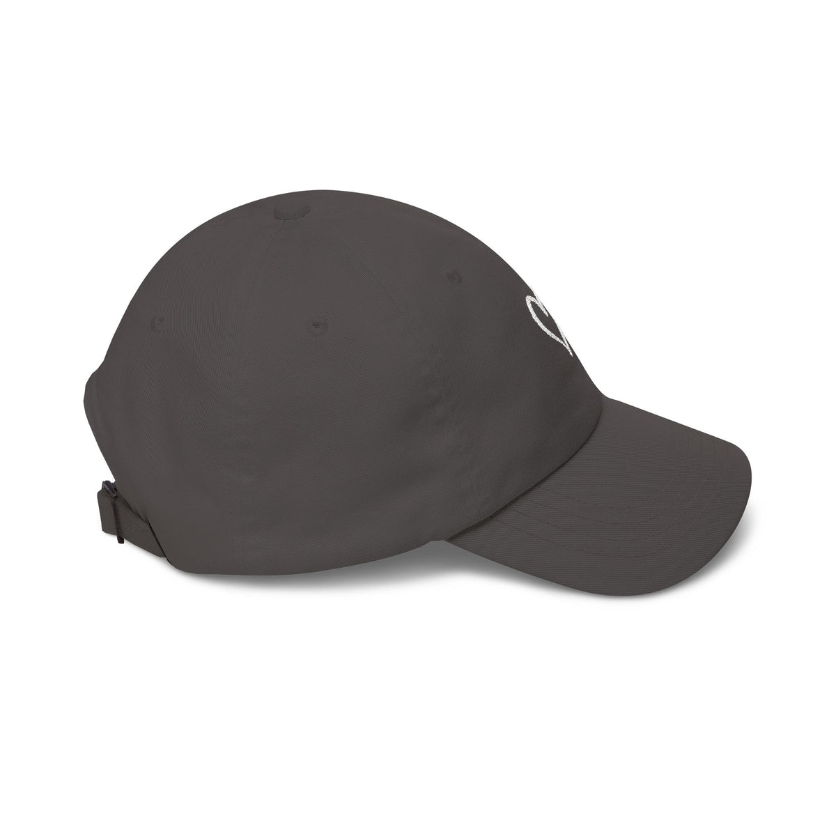 Signature Heart Embroidered Dad Cap | Unisex Cotton Hat