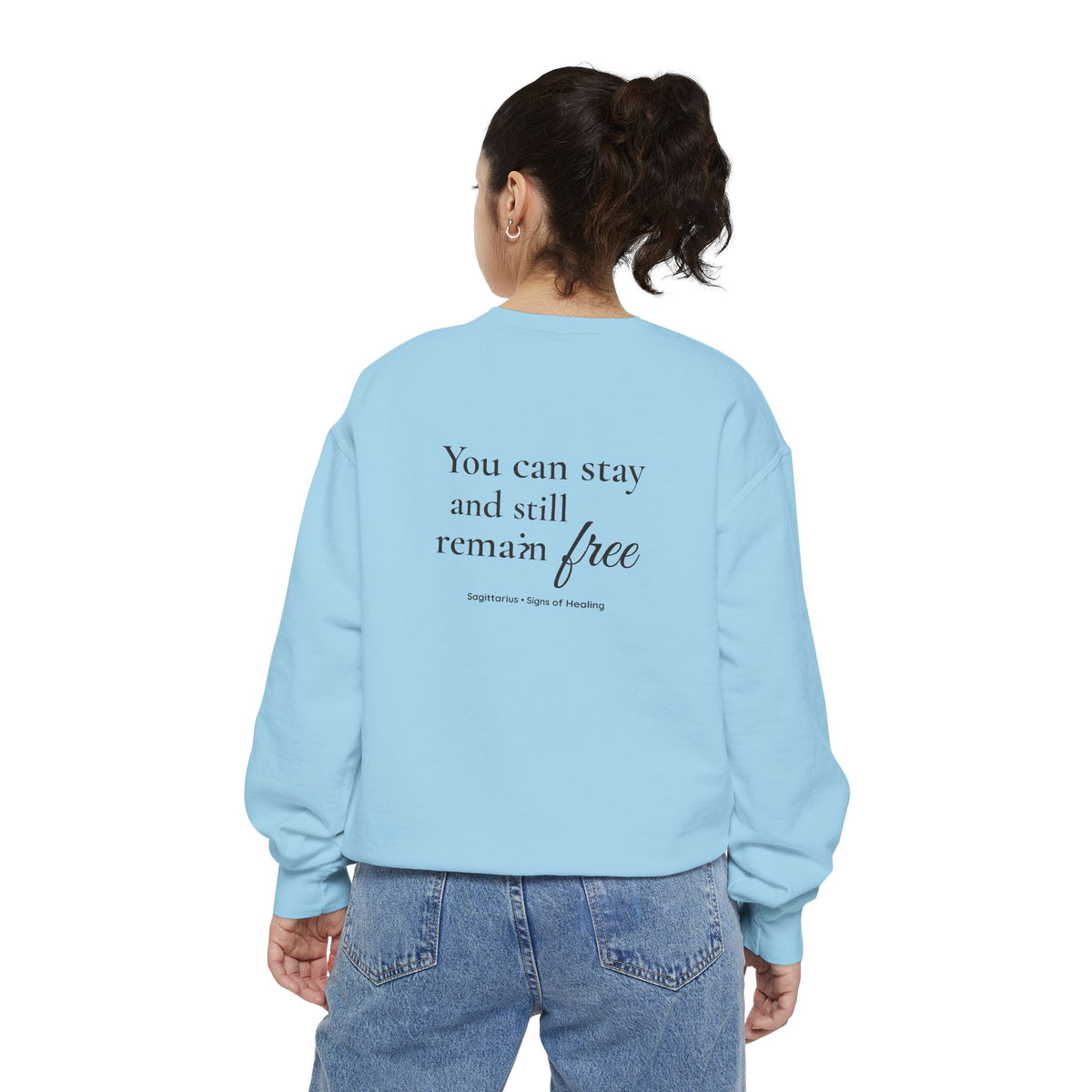 Sagittarius Signs of Healing™ Comfort Colors® Crewneck Sweatshirt