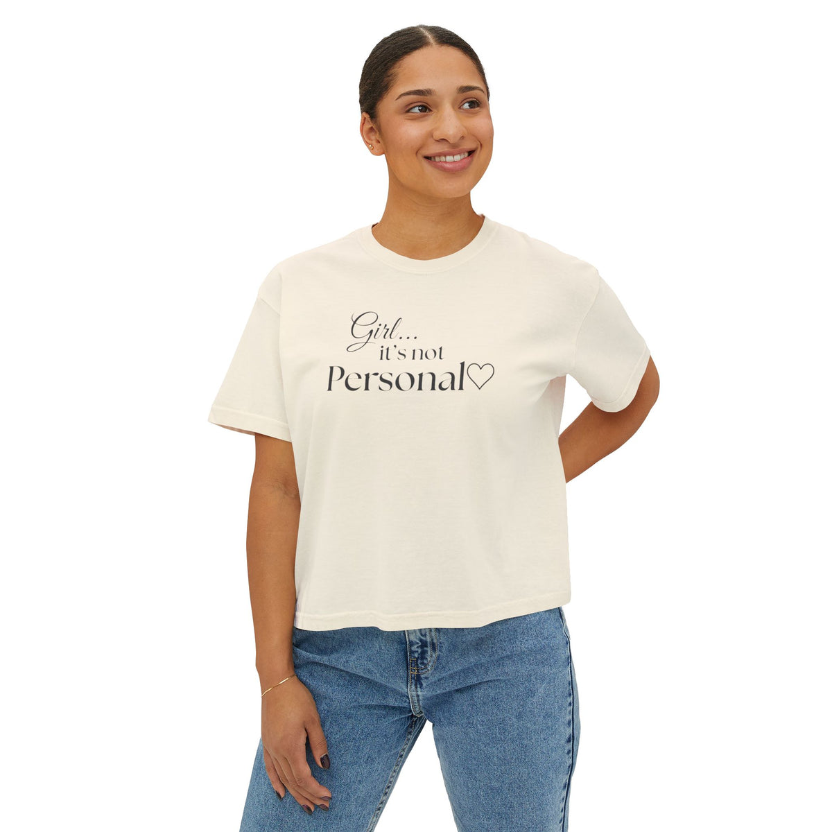 Girl... It’s Not Personal Boxy Tee | Women’s Comfort Colors Graphic T-Shirt
