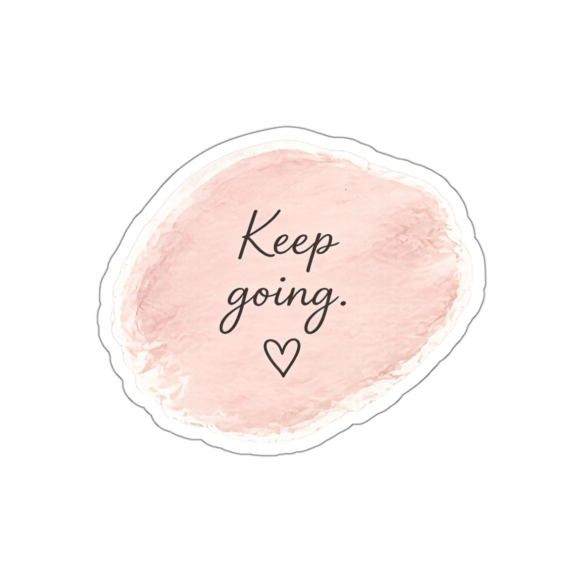 Keep Going — Die-Cut Sticker