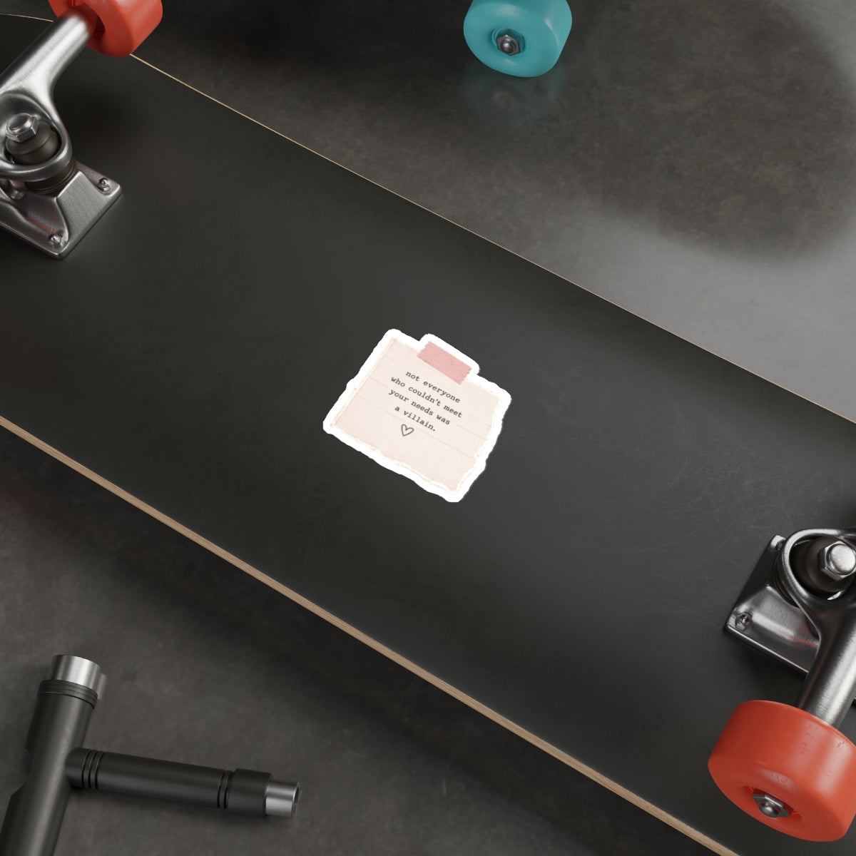 Not Everyone Was a Villain — Die-Cut Sticker