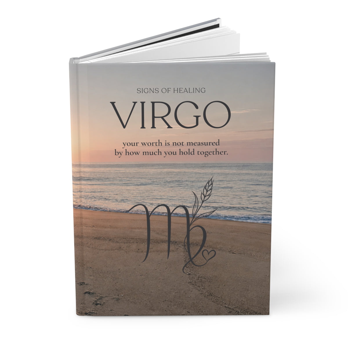 Virgo Signs of Healing™ Hardcover Journal