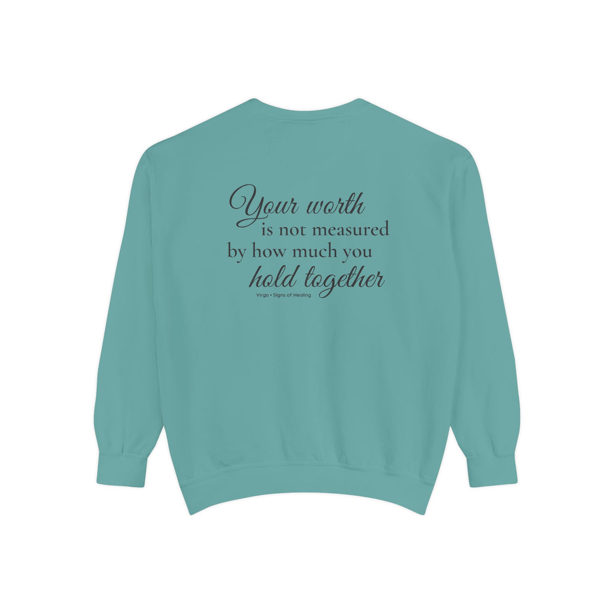 Virgo Signs of Healing™ Comfort Colors® Crewneck Sweatshirt