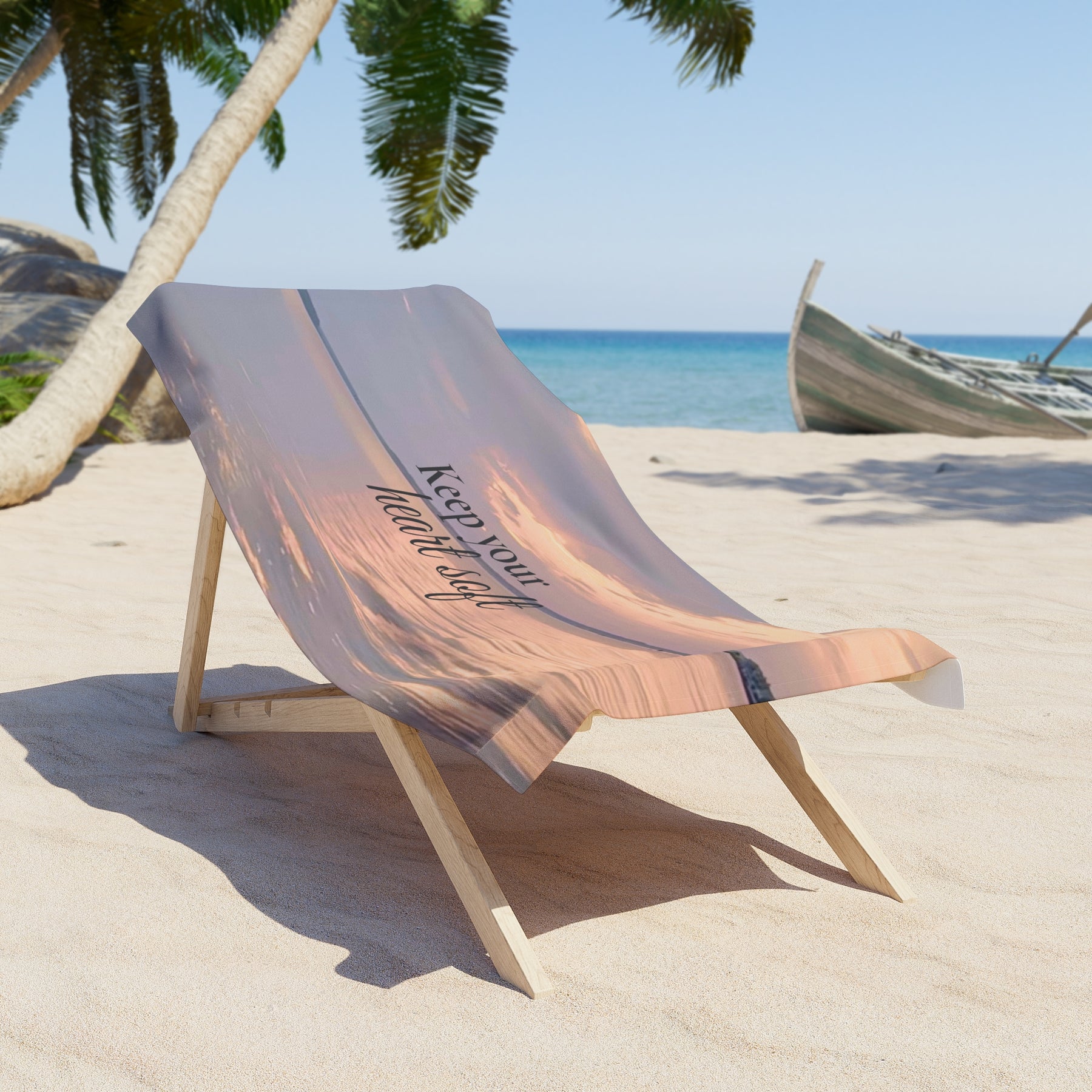 Keep Your Heart Soft™ Beach Towel
