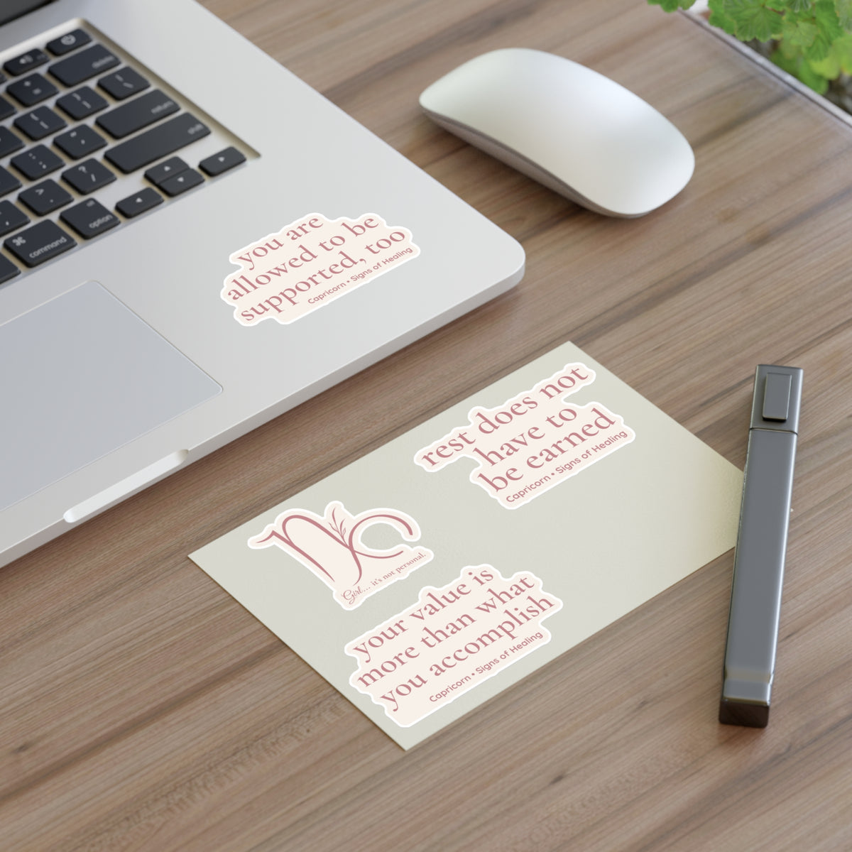 Capricorn Signs of Healing™ Reminder Sticker Sheet
