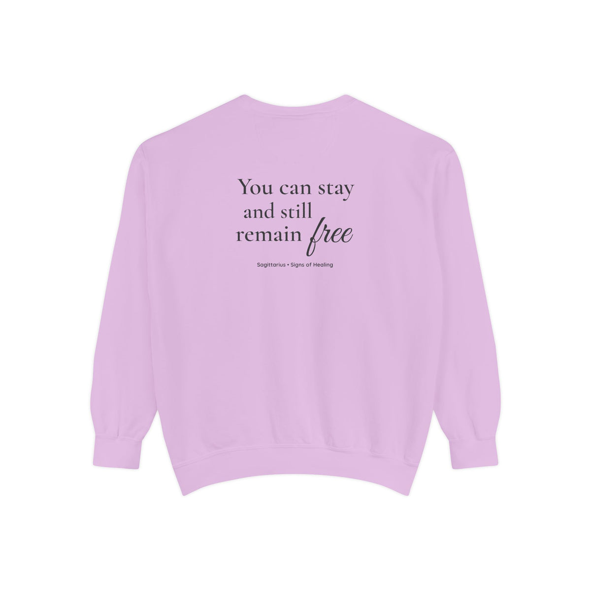 Sagittarius Signs of Healing™ Comfort Colors® Crewneck Sweatshirt