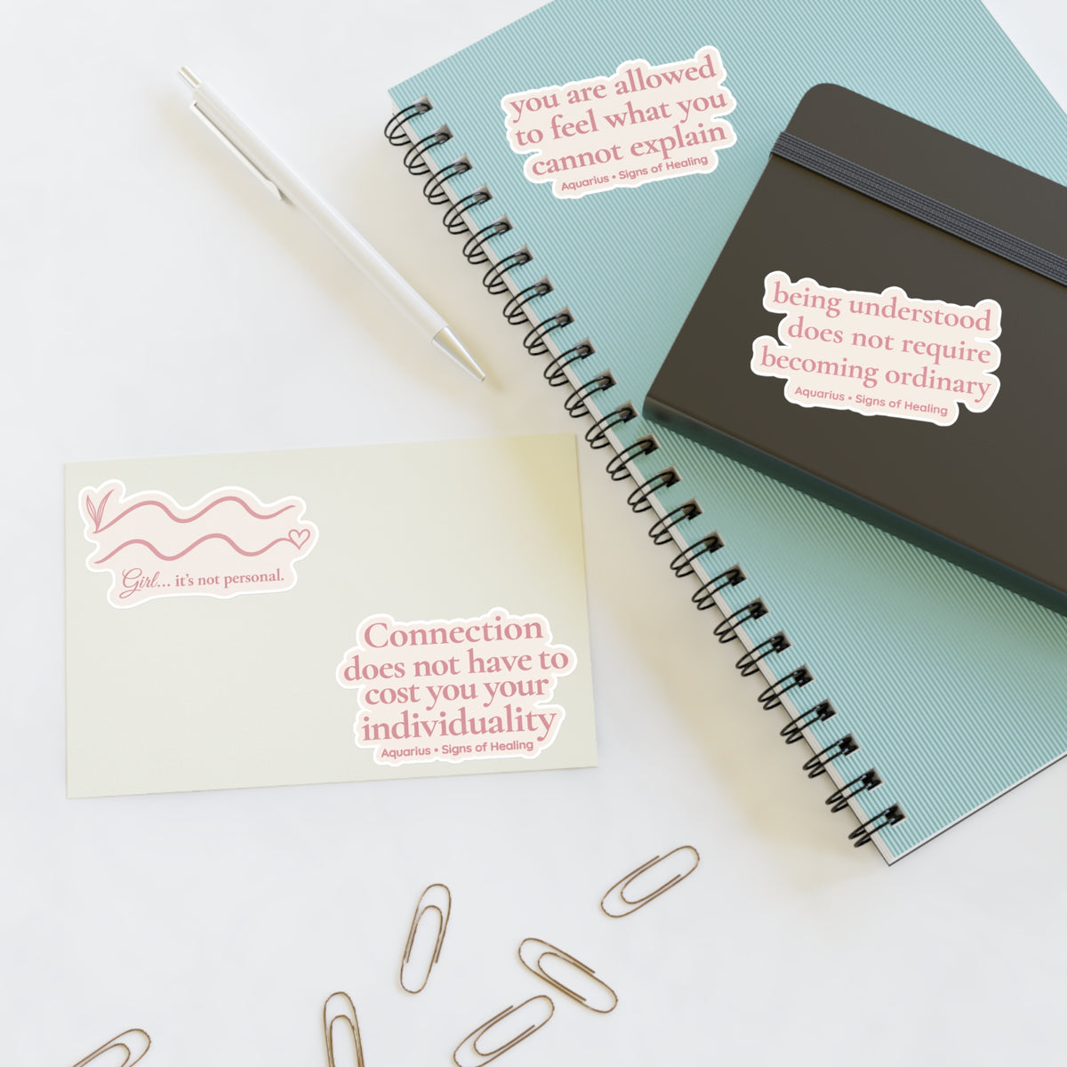 Aquarius Signs of Healing™ Sticker Pack