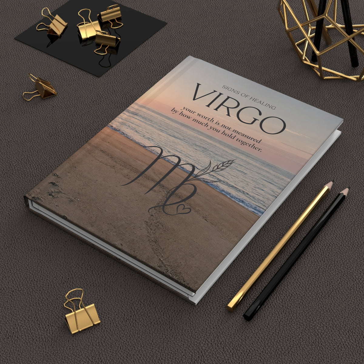 Virgo Signs of Healing™ Hardcover Journal