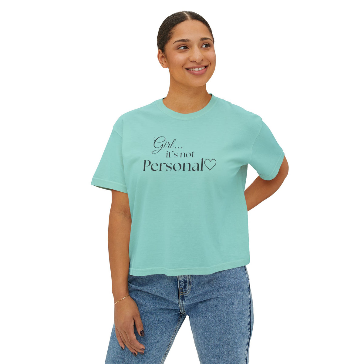 Girl... It’s Not Personal Boxy Tee | Women’s Comfort Colors Graphic T-Shirt