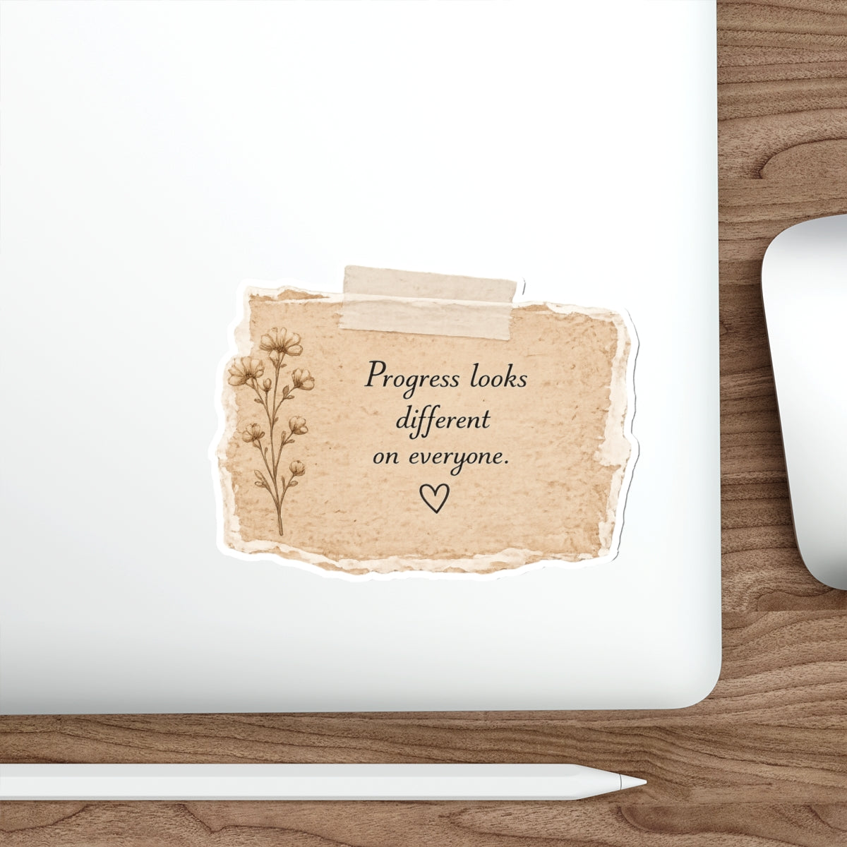 Progress Looks Different on Everyone — Die-Cut Sticker