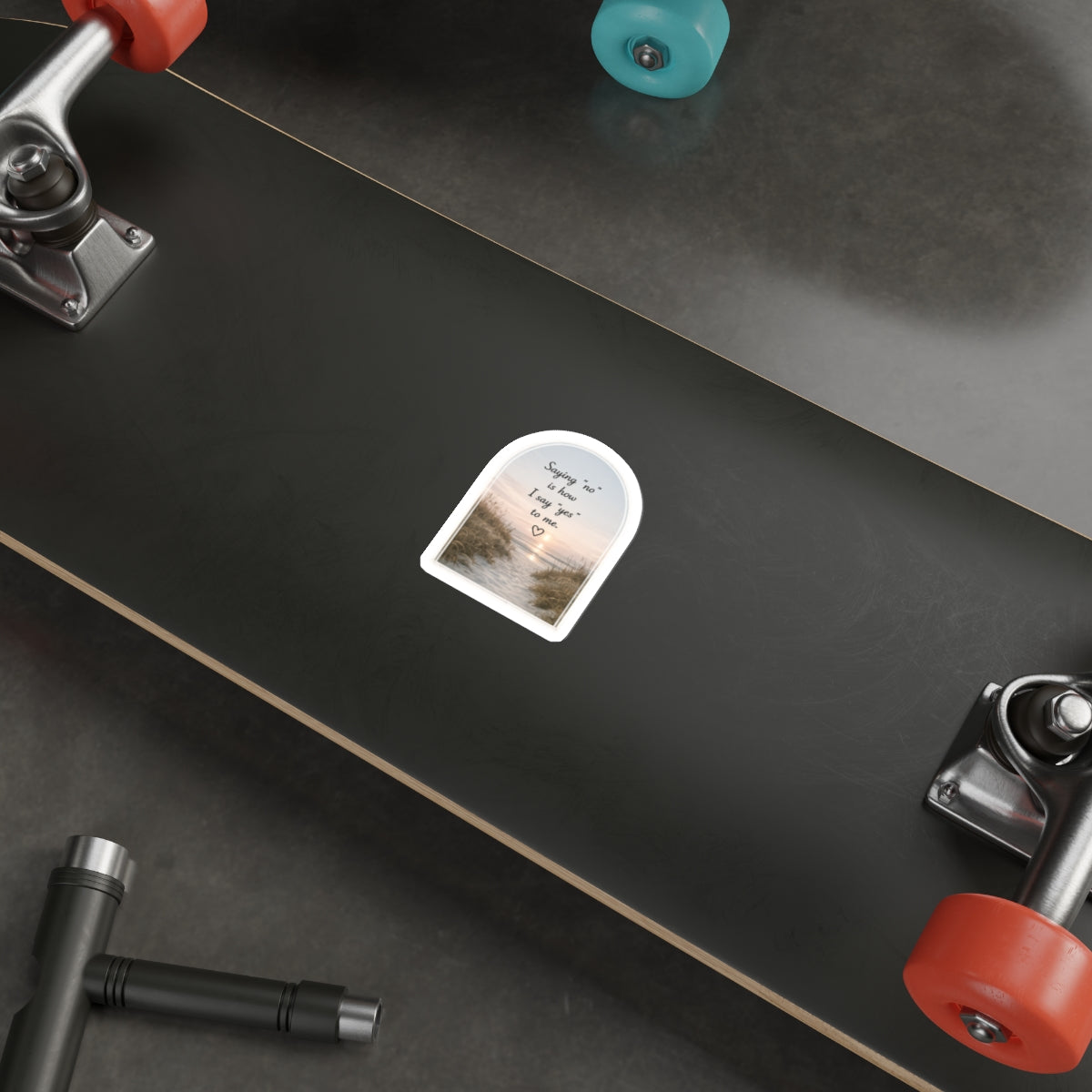 Saying “No” Is How I Say “Yes” to Me — Die-Cut Sticker