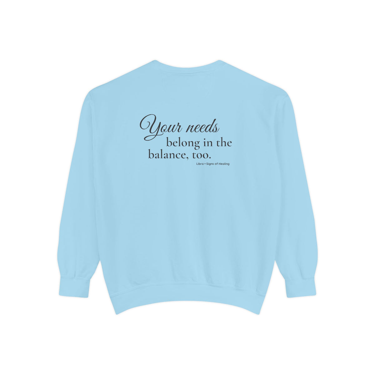 Libra Signs of Healing™ Comfort Colors® Crewneck Sweatshirt