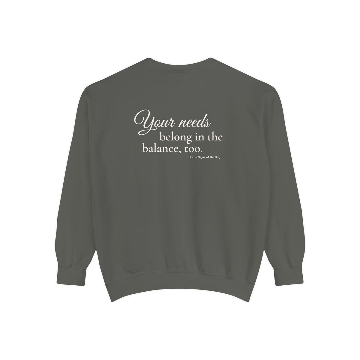 Libra Signs of Healing™ Comfort Colors® Crewneck Sweatshirt