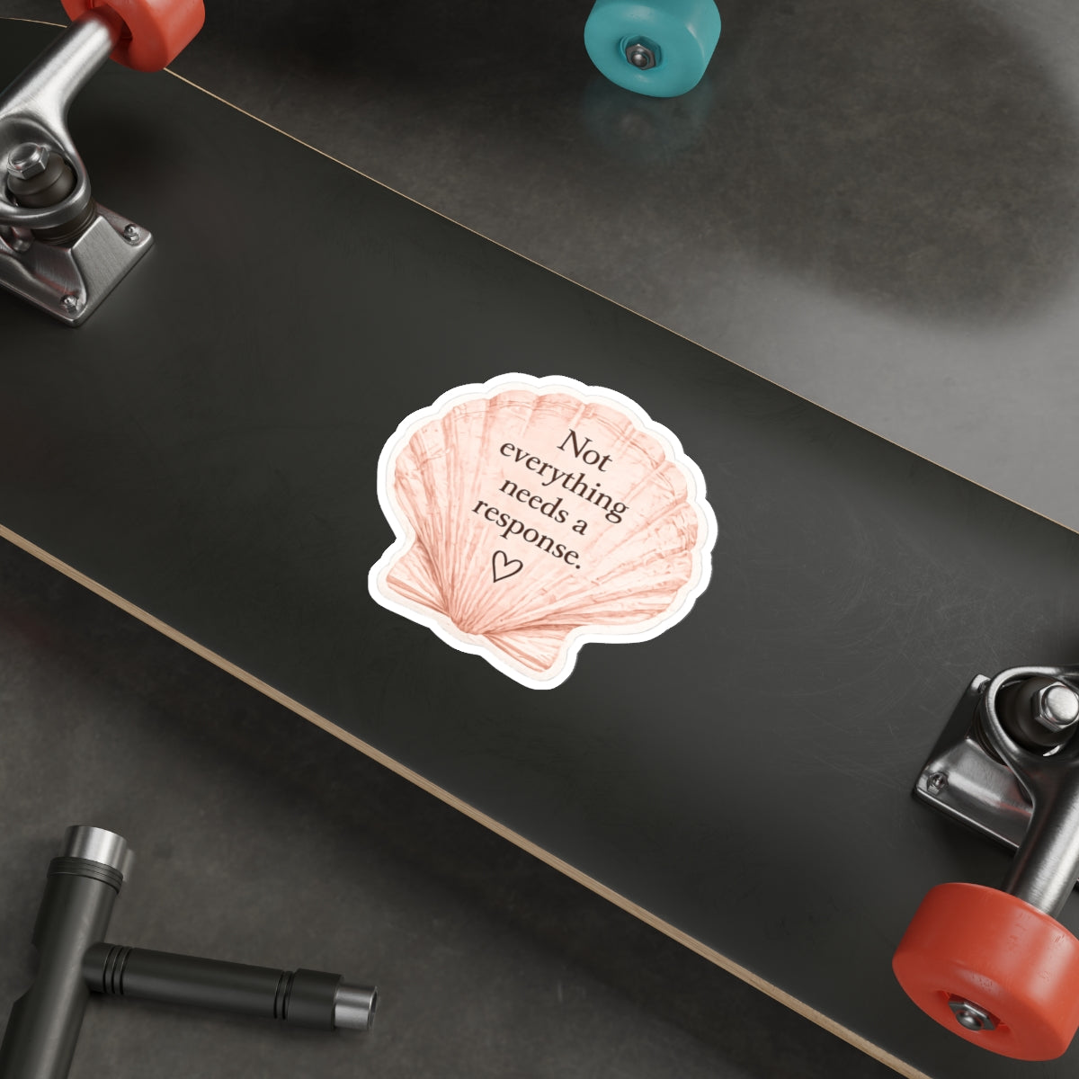 Not Everything Needs a Response — Die-Cut Sticker
