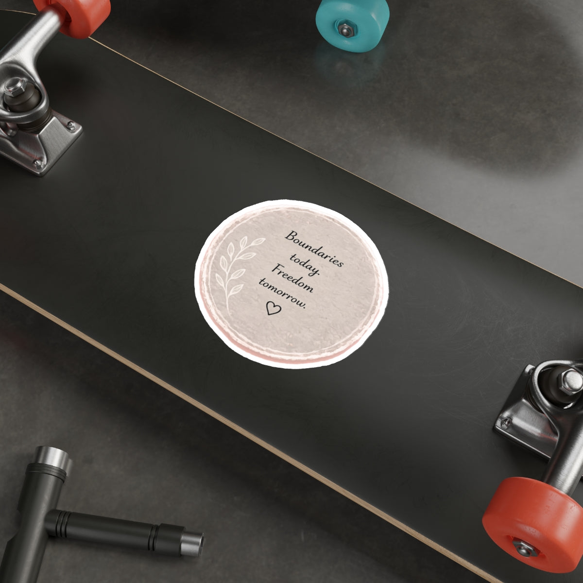 Boundaries Today. Freedom Tomorrow. — Die-Cut Sticker