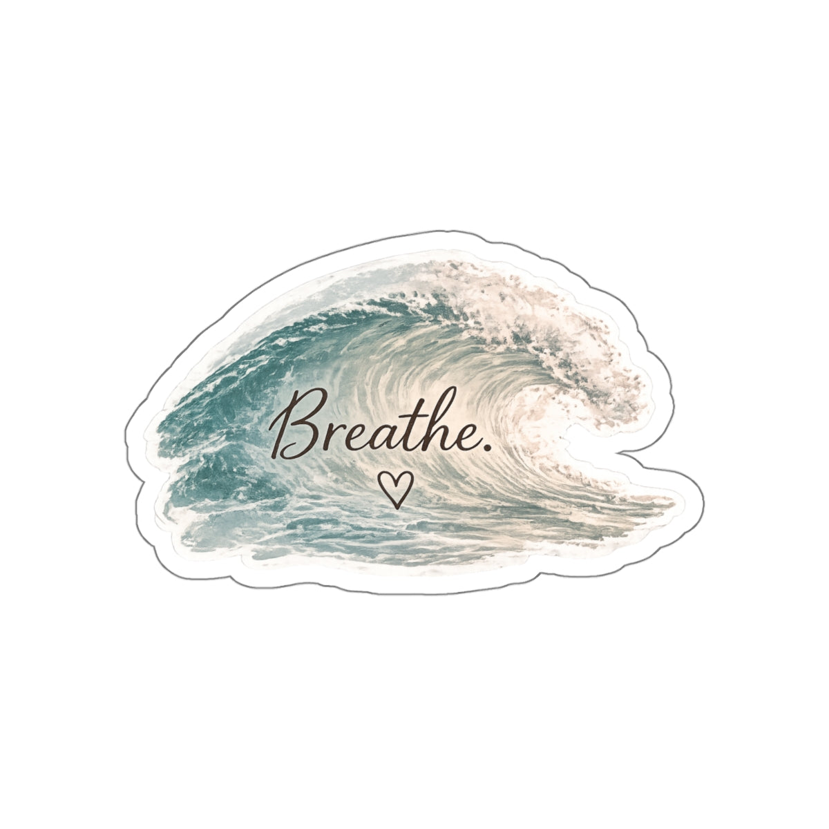 Breathe — Die-Cut Sticker