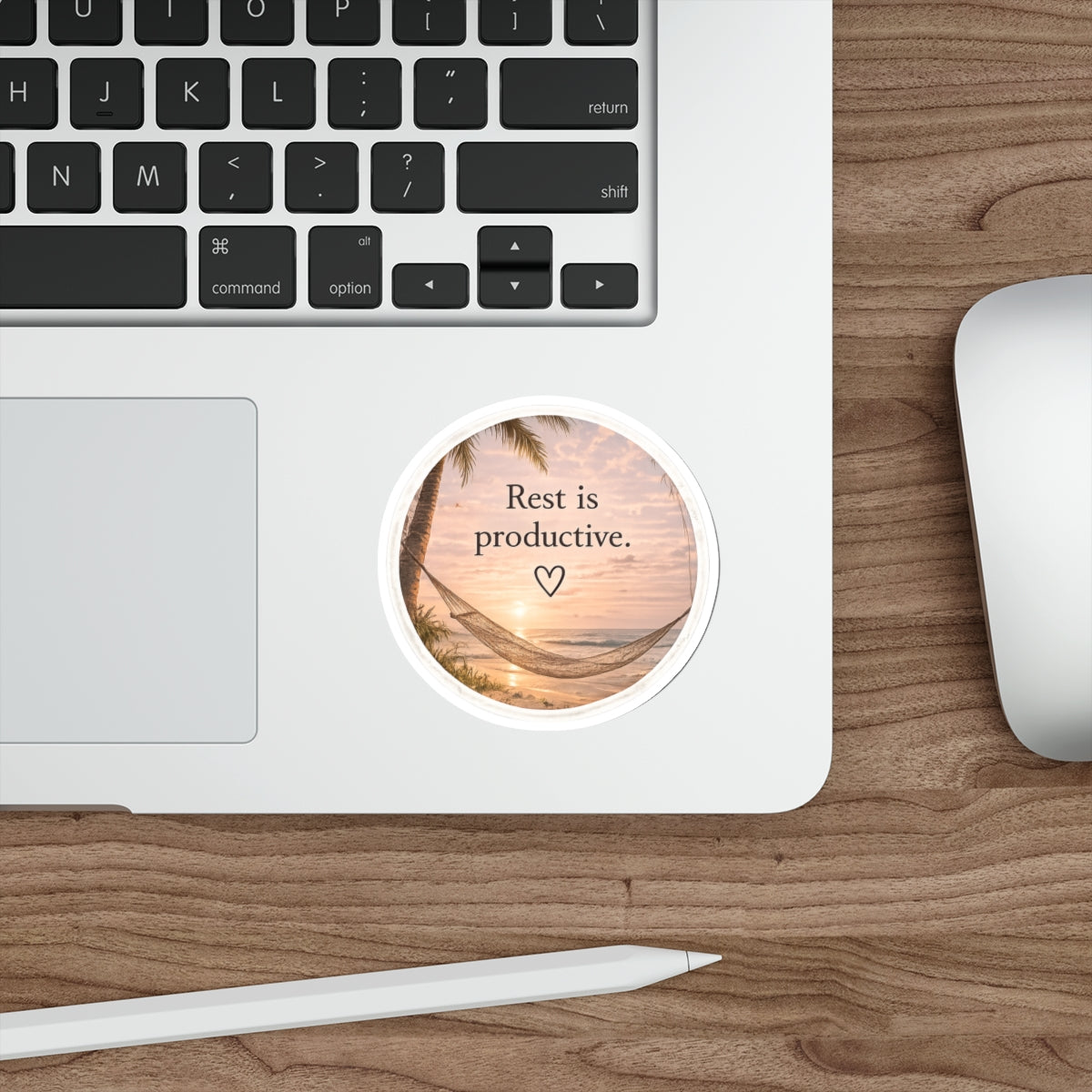 Rest Is Productive — Die-Cut Sticker
