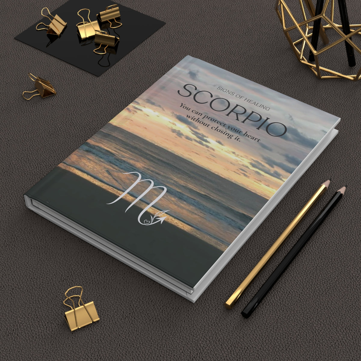 Scorpio Signs of Healing™ Hardcover Journal